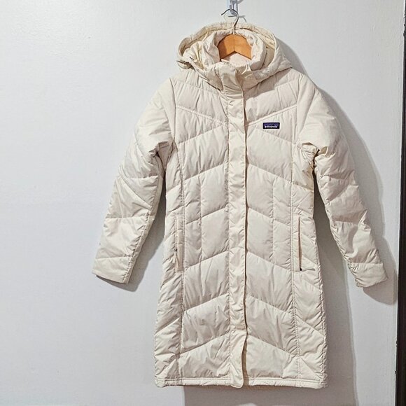 Patagonia Down With It Parka - Natural - Women's Size S - 28442 - Picture 2 of 9